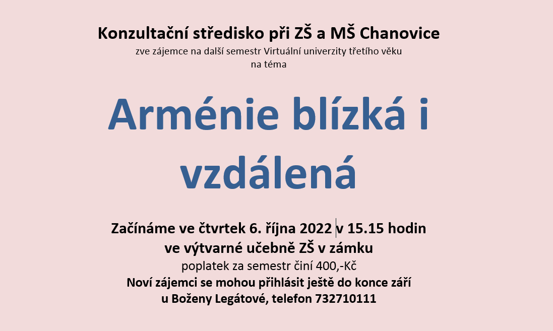 ZAHÁJENÍ VU3V ZAHÁJENÍ VU3V